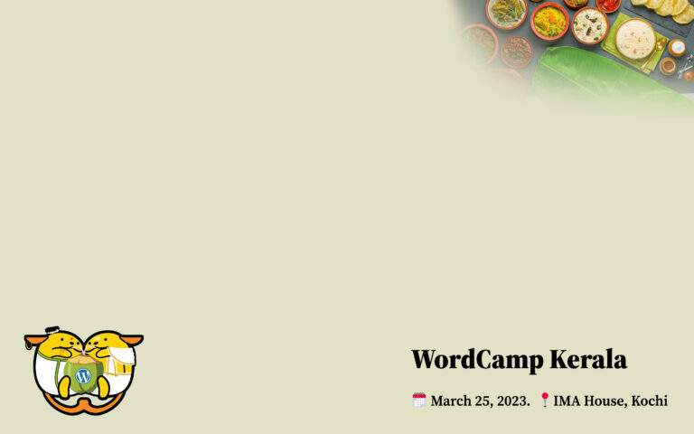 WordCamp Kerala 2023 Food